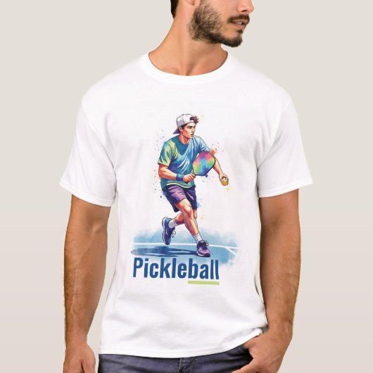 Pickleball-Zeichen-T-Shirt T-Shirt (Vorderseite)