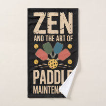 Pickleball Zen Paddle Maintenance Graphic