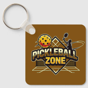 Pickleball Zone - Perfekt für leidenschaftliche Sp Schlüsselanhänger