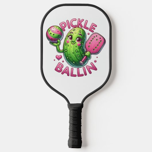 Pickleballen Mit Haltung Pickleball Schläger (Rückseite)