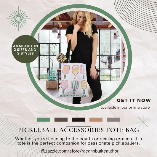 Pickleballer Accessories Tote Bag Tasche