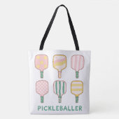 Pickleballer Accessories Tote Bag Tasche (Vorderseite)