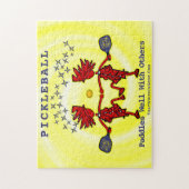 Pickleballl Paddles gut mit anderen Jigsaw Puzzle (Vertikal)