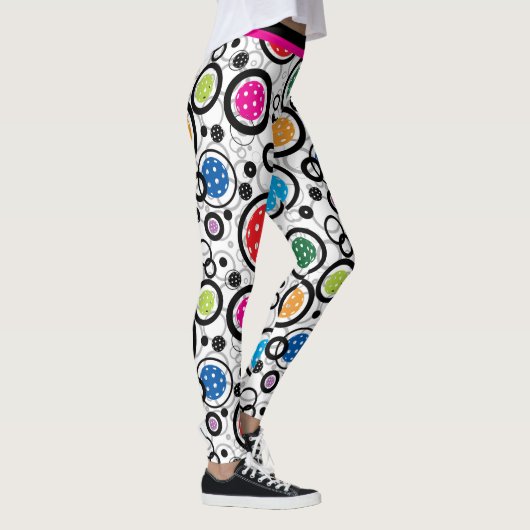 Pickleballs (kleine Fliesengröße) Leggings (Rechts)