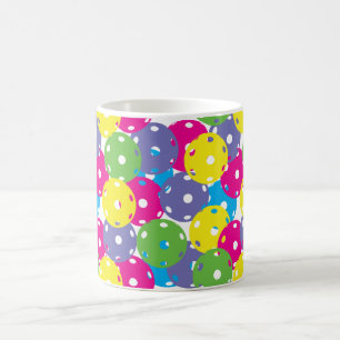 Pickleballs: Mischfarben Kaffeetasse