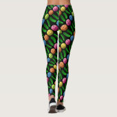 Pickleballs und Essiggurken-Leggings Leggings (Rückseite)