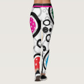 Pickleballs (XXL Kachelgröße)  Leggings (Rückseite)