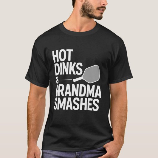Pickleballspielerin Großmutter Pickleball T-Shirt (Vorderseite)