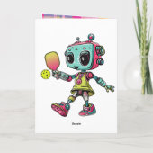 Picklebot 3000 Geburtstagskarte! Feiertagskarte (Rückseite)