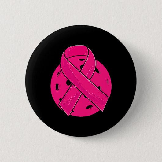 Picklebyll Awareness Pink Ribbon Picklebyll Brust Button (Vorderseite)