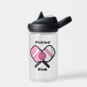 Pickled Dink Funny Pickleball Pub Trinkflasche (Links)