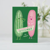 Pickled Rosa Klassenzimmer Valentinstag Card Dankeskarte (Stehend Vorderseite)