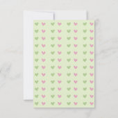 Pickled Rosa Klassenzimmer Valentinstag Card Dankeskarte (Rückseite)