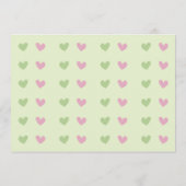 Pickled Rosa Klassenzimmer Valentinstag Card Dankeskarte (Rückseite)