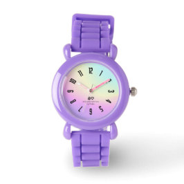 PickleKids™ Gradient Peace & Liebe Lila Watch Armbanduhr