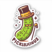 Picklelicious Aufkleber (Vorderseite)
