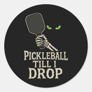 Picklell, bis ich Skelett-Handgestalter fallen las Runder Aufkleber