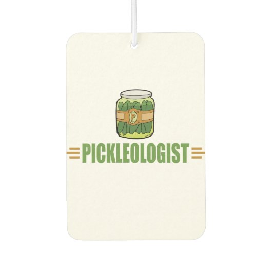 PICKLEOLOGIST Funny Pickle Liebhaber Autolufterfrischer (Vorderseite)