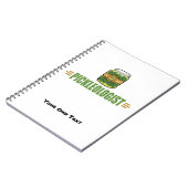 PICKLEOLOGIST Funny Pickle Liebhaber Notizblock (Linke Seite)