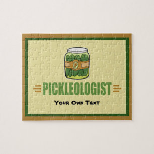 PICKLEOLOGIST Funny Pickle Liebhaber Puzzle