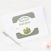 Pickles abkühlen und Aufkleber auf dem Platz entsp (Umschlag)