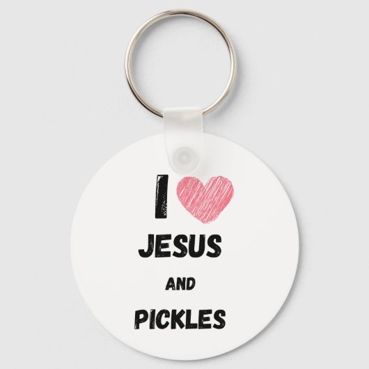 Pickles and Jesus Religious Schlüsselanhänger (Vorderseite)