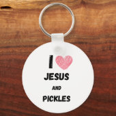 Pickles and Jesus Religious Schlüsselanhänger (Rückseite)