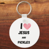 Pickles and Jesus Religious Schlüsselanhänger (Vorderseite)