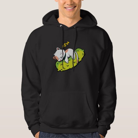 Pickles Cat Cucumber Gherkin Children Hoodie (Vorderseite)