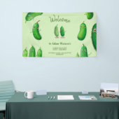 Pickles Cucumber Green Whimsical Baby Dusche Banner (Messeveranstaltung)