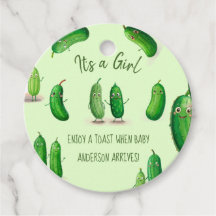 Pickles Cucumber Green Whimsical Baby Dusche