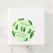 Pickles Cucumber Green Whimsical Baby Dusche Geschenkanhänger (Beispiel)