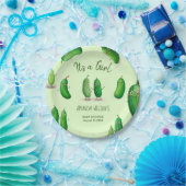 Pickles Cucumber Green Whimsical Baby Dusche Pappteller (Party)