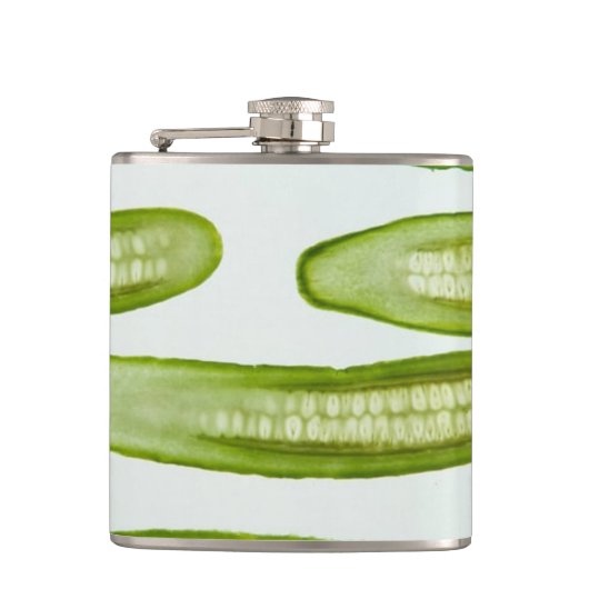 Pickles Green Flachmann (Vorderseite)