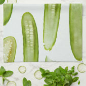 Pickles Green Geschirrtuch (Gefaltet)