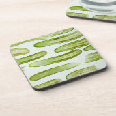 Pickles Green Getränkeuntersetzer (Linke Seite)