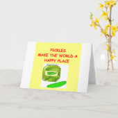 Pickles Karte (Gelbe Blume)