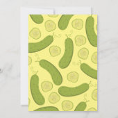 Pickles Kind 1. Geburtstag Party Nahrung Einladung (Rückseite)