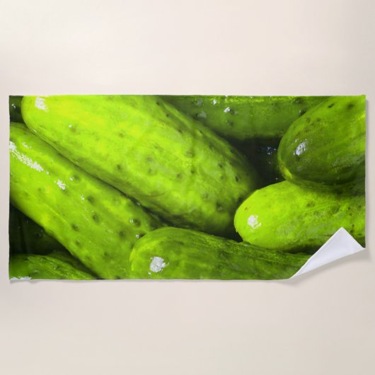 Pickles Liebe Grüne Pickles Strandtuch (Vorderseite)