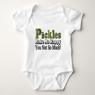 Pickles machen mich glücklich baby strampler