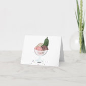 Pickles n Ice Creme Dankeskarte (Rückseite)