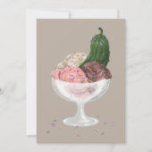 Pickles n Ice Creme Dankeskarte (Vorderseite)
