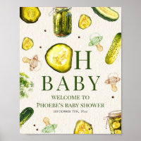 Pickles & Pacifiers Neutrale Babyparty Begrüßung