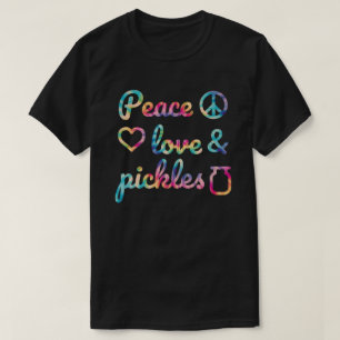 Pickles Peace & Liebe Pickle Lover Krawatte Dye T-Shirt