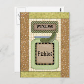 Pickles Postcard Küche Postkarte (Vorne/Hinten)