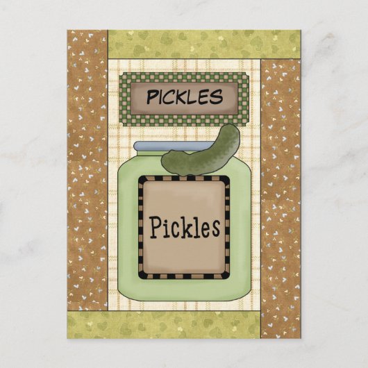 Pickles Postcard Küche Postkarte (Vorderseite)