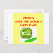 Pickles Postkarte (Vorne/Hinten)