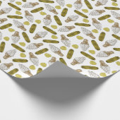 Pickles und Eiscreme Geschenkpapier (Ecke)