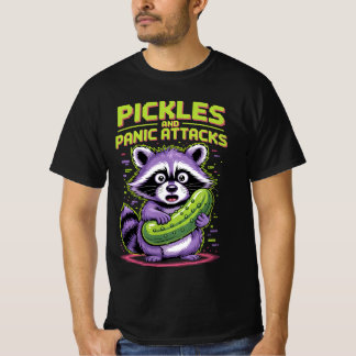 Pickles und Panikattacken - Raccoon Chaos Edition T-Shirt