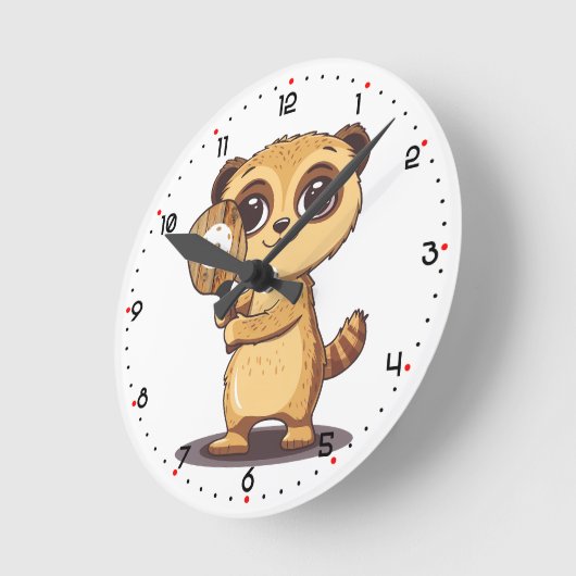 PickleScout Pickleball  Runde Wanduhr (Winkel)